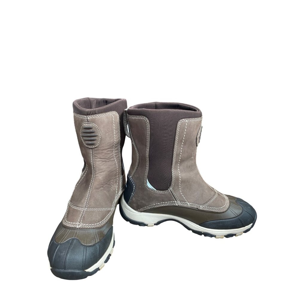 L.L. Bean Tex 2.5 Womans Brown Black Waterproof Winter Boots Sz 7.5M SKU 9402